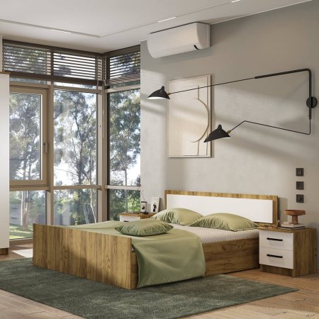 Евро зеркало З-01 (крафт/белый)