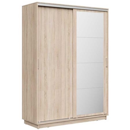 Шкаф-купе Стоун зеркало 2 дверный (Дуб сонома, 160)