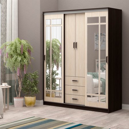 Шкаф-купе Маэстро (Венге/Белфорд)