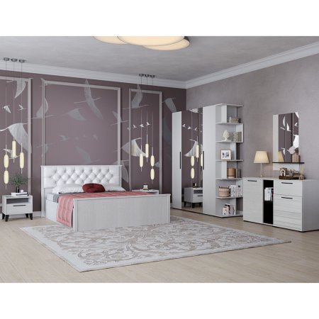 Модена стеллаж угловой МШ-26 (Венге/Анкор светлый)