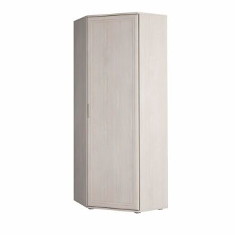 Джаз шкаф угловой без зеркала (Анкор белый) ЦРК.ДЖЗ.03