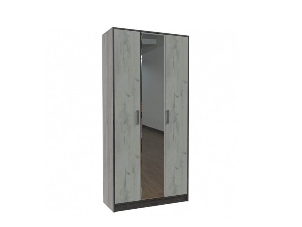 Диана-4 секция №10 шкаф (Анкор темный/Дуб эльза)