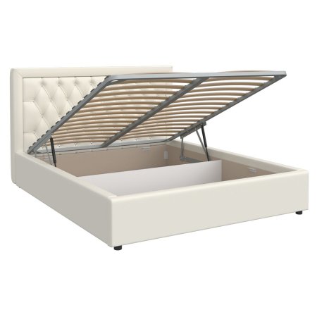 Мартина кровать 160х200 + металлокаркас + подъемный механизм (Белый)