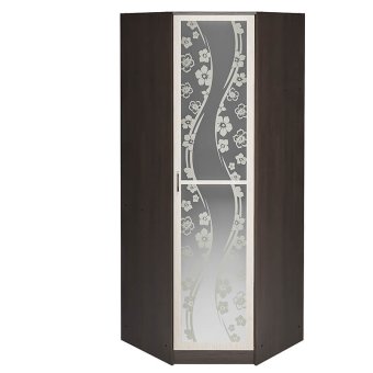 Марта-15 шкаф угловой ШКУ (Венге/Беленый дуб)