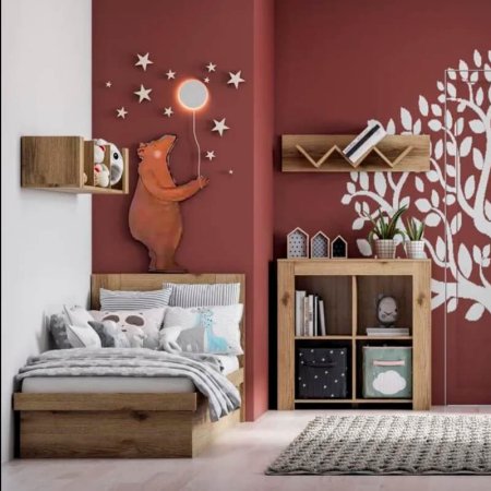 Квадро-36 стеллаж (Дуб делано светлый) - ЦРК.КВД.36