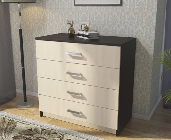 Эва комод КМ-021 (Венге/Дуб молочный)