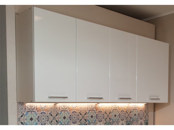 Кухня Ника Глосс 1,8м (Белый глянец)