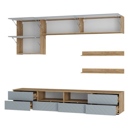 Гостиная Камелия ГС-01 (Крафт/Шарли бриз)