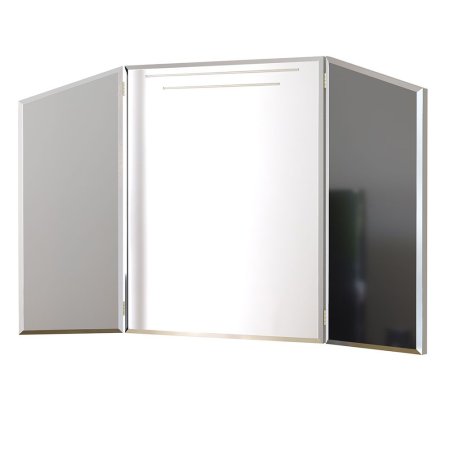 Олимп (ЛАК) спальный гарнитур зеркало настенное (Серый шифер/Антрацит)