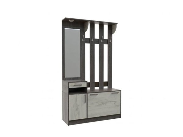 Диана-4 секция №14 прихожая (Анкор темный/Дуб эльза)