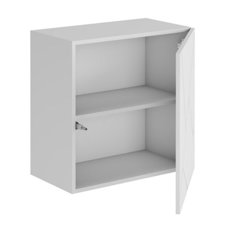 Гранж Шкаф навесной ШН-002 (Белый/белый софт)