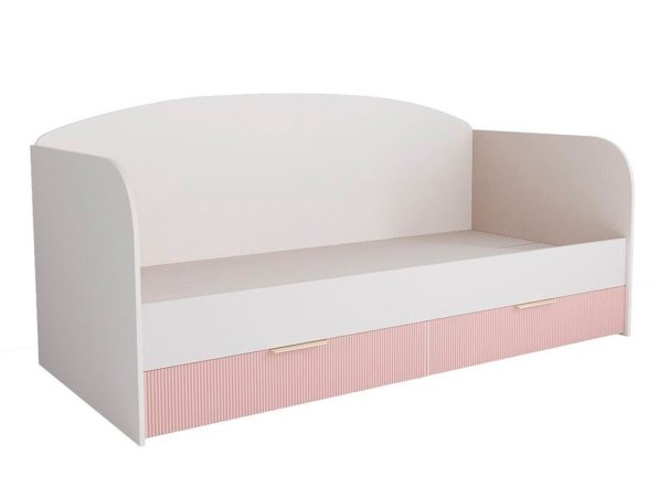 Лавис Диван-кровать ДКД 2000.1 (белый / белый софт) (Роза)