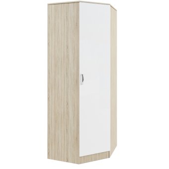 Софи Шкаф угловой СШУ 860.1 (Сонома/Белый)