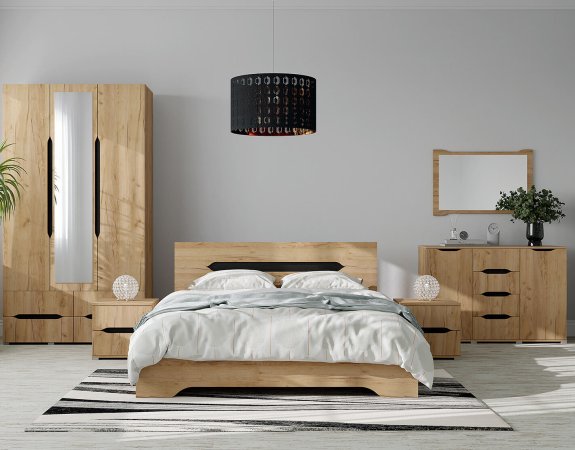 Вега комод 1200 (Дуб крафт золотой)