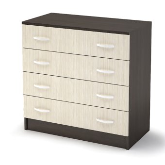 Басса комод КМ 554-М 4 ящика снято с производства (Венге/Белфорд)