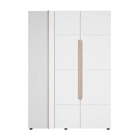 Палермо-3 шкаф угловой 90град. ШК-012 (Шимо светлый / глянцевая Белый)