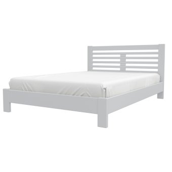 Линда кровать 140х200 + металлокаркас + ножки (Белый античный)