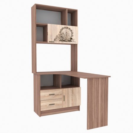 Орион стол угловой универсальный (ясень шимо/сонома)