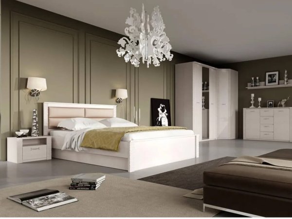 Элана спальня Шкаф 3-дверный (Бодега белая)