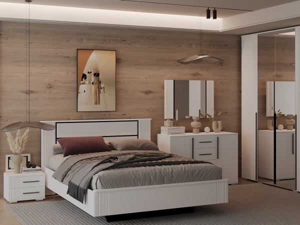 Амалия тумба прикроватная (Белый)