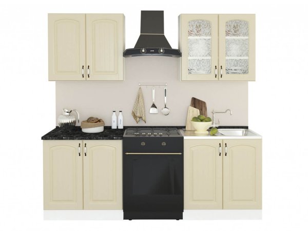 Кухня Равенна Фаби 1,6м со столешницей (Ваниль )