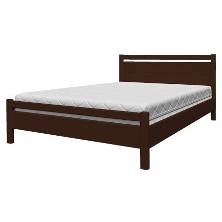 Вероника-1 кровать 160х200 + металлокаркас + комплект ножек (Орех)