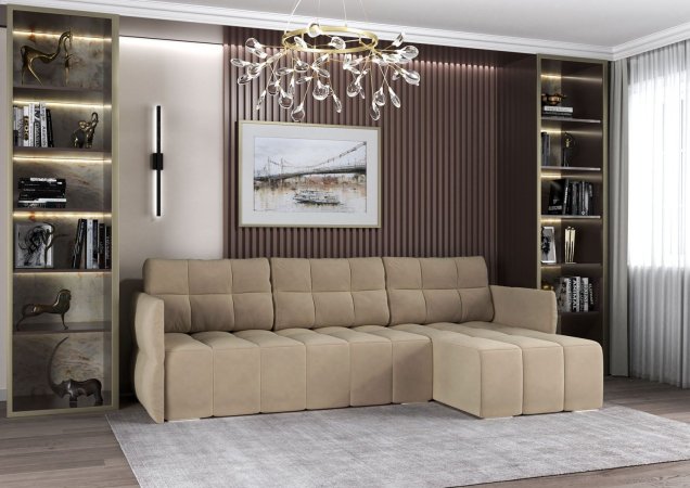 Диван угловой Тильда (Бежевый)