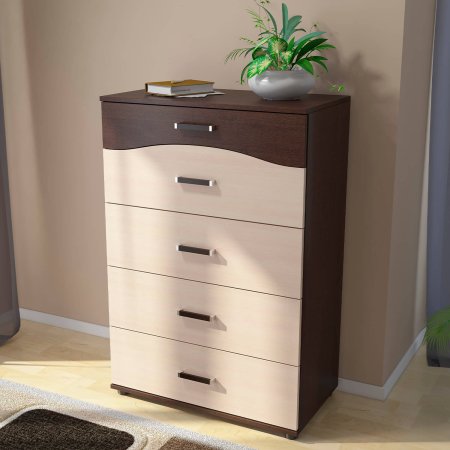 Вега комод К-01 (Венге/Дуб молочный)