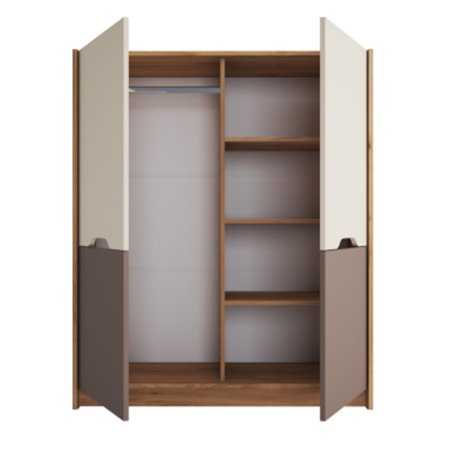 Rich Рич шкаф ШК-004 для детской (Миндаль/Глиняный серый)