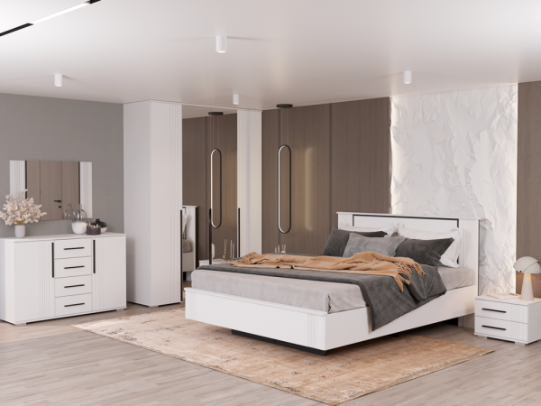 Амалия тумба прикроватная (Белый)