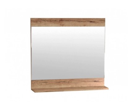 Бостон секция 4 зеркало настенное в прихожую (дуб вотан/антрацит)