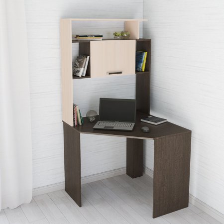 Компьютерный стол Квартет 12 (Венге/Дуб молочный)