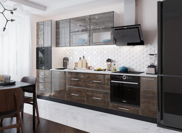 Модульная кухня Танго (Шале мореный)