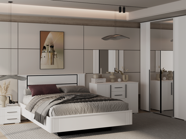 Амалия тумба прикроватная (Белый)