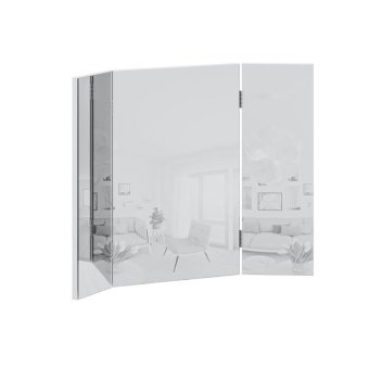 Эва зеркало навесное ЗН-007 (Белый Гладкий)