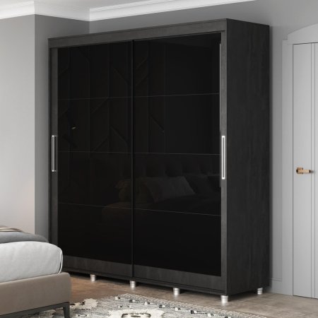 Комфорт-12 шкаф-купе Прайм limit Edition 200 см (Камень Угольный)