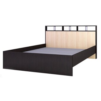 Кровать Ненси-2 140х200 (венге/дуб молочный) без настила