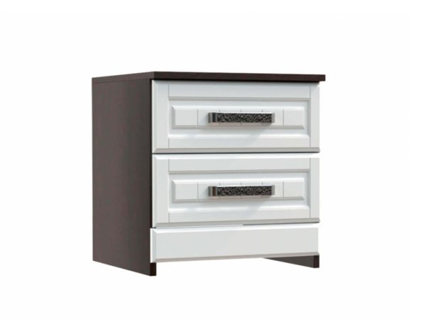 Венеция-1 секция-12 Тумба прикроватная (Венге/Белое дерево)