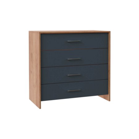 Либерти комод с плитой 22 мм (Дуб крафт золотой / Антрацит)