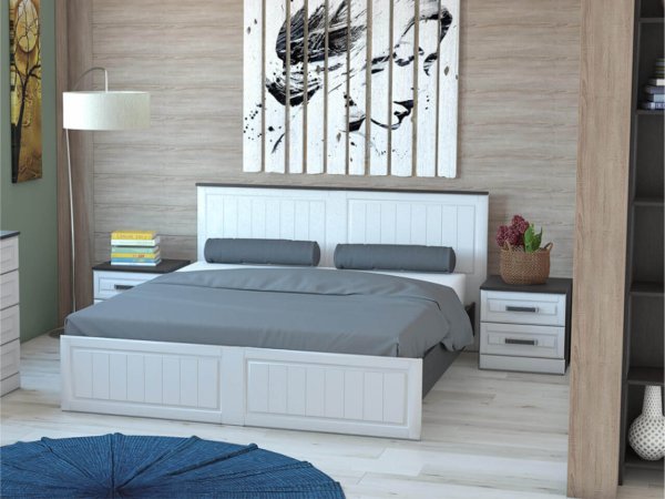 Венеция-1 секция-12 Тумба прикроватная (Венге/Белое дерево)