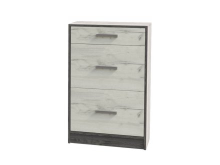 Диана-4 секция №11 Тумба для обуви (Анкор темный/Дуб эльза)