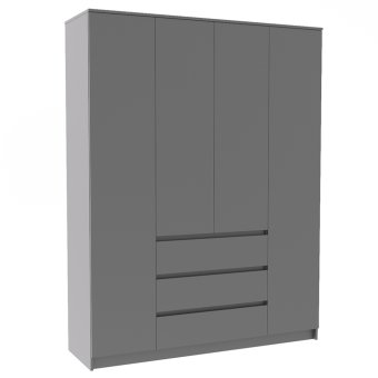 Мори Шкаф  МШ 1600.1 (Графит снято с производства)