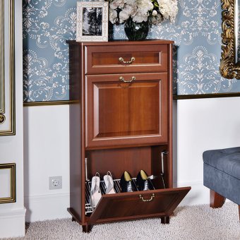 Яна ЯН-60 Обувница для прихожей (орех пегас)