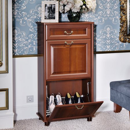 Яна ЯН-60 Обувница для прихожей (орех пегас)