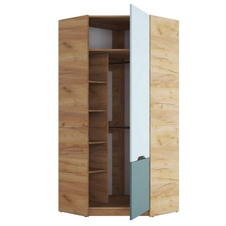Rich Рич шкаф ШК-003 для детской (Мята/Сумеречный голубой)