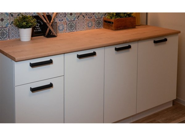 Кухня Ника Нео 1,8м (Ателье светлый/Белый)