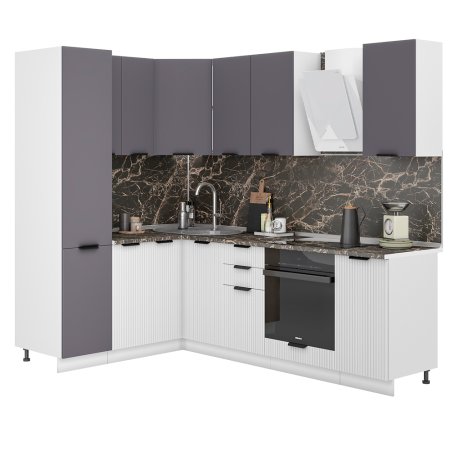 Модульная кухня Норд Line (Софт смок/софт даймонд)