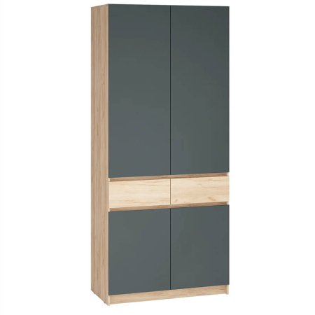 Стоуби шкаф ШК-1000 (дуб крафт золотой/серый графит)