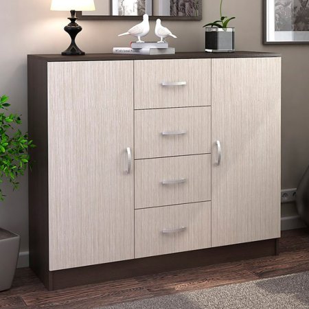 Басса комод КМ 555-М 4 ящика 2 створки (Венге/Белфорд)