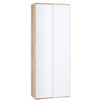 Куба Шкаф для одежды 13.137 угловой (сонома / белый)